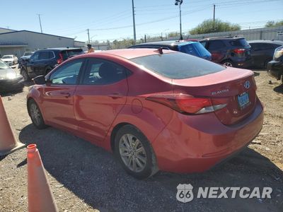Drugie zdjęcie samochodu z przodu: 2014 HYUNDAI ELANTRA SE VIN:KMHDH4AE5EU158082 - miniatura