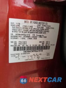 Zdjęcie 13 z 13 samochodu: 2009 MERCURY SABLE PREMIER VIN:1MEHM42W99G619778 - miniatura