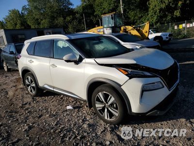 Czwarte zdjęcie samochodu z boku: 2021 NISSAN ROGUE SL VIN:5N1AT3CB4MC766842 - miniatura