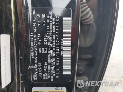 Zdjęcie 12 z 12 samochodu: 2019 KIA OPTIMA LX VIN:5XXGT4L37KG286482 - miniatura
