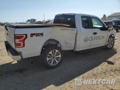 Trzecie zdjęcie samochodu z tyłu: 2018 FORD F150 SUPER CAB VIN:1FTFX1E59JFE66864 - miniatura