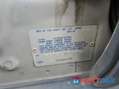 Zdjęcie 12 z 12 samochodu: 2000 SUBARU FORESTER L VIN:JF1SF6357YG719921 - miniatura