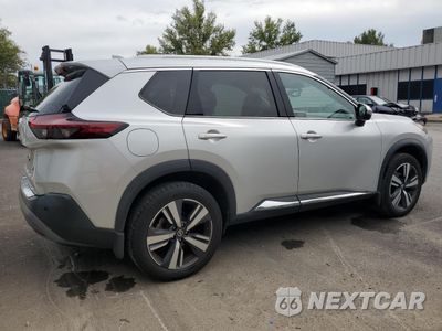 Trzecie zdjęcie samochodu z tyłu: 2021 NISSAN ROGUE SL VIN:5N1AT3CA9MC734850 - miniatura