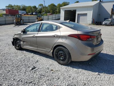Drugie zdjęcie samochodu z przodu: 2016 HYUNDAI ELANTRA SE VIN:5NPDH4AE1GH763203 - miniatura