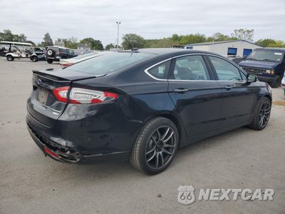 Trzecie zdjęcie samochodu z tyłu: 2014 FORD FUSION TITANIUM VIN:3FA6P0D95ER362787 - miniatura