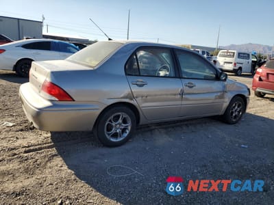 Trzecie zdjęcie samochodu z tyłu: 2003 MITSUBISHI LANCER ES VIN:JA3AJ26E33U043582 - miniatura