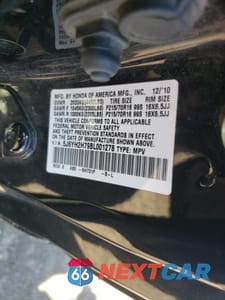 Zdjęcie 13 z 13 samochodu: 2011 HONDA ELEMENT EX VIN:5J6YH2H79BL001278 - miniatura