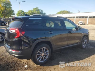 Trzecie zdjęcie samochodu z tyłu: 2023 GMC TERRAIN SLT VIN:3GKALVEG0PL114337 - miniatura