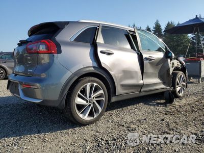 Trzecie zdjęcie samochodu z tyłu: 2017 KIA NIRO EX TOURING VIN:KNDCE3LC2H5062374 - miniatura