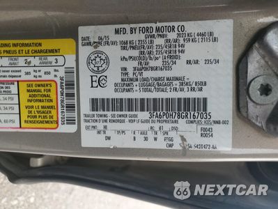 Zdjęcie 12 z 12 samochodu: 2016 FORD FUSION SE VIN:3FA6P0H78GR167035 - miniatura