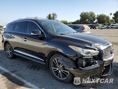 Czwarte zdjęcie samochodu z boku: 2017 INFINITI QX60 VIN:5N1DL0MM6HC517671 - miniatura