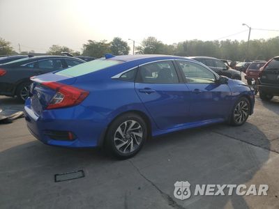 Trzecie zdjęcie samochodu z tyłu: 2017 HONDA CIVIC EX VIN:19XFC2F73HE079605 - miniatura