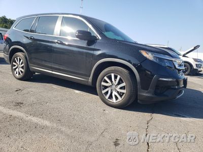 Czwarte zdjęcie samochodu z boku: 2019 HONDA PILOT EXL VIN:5FNYF6H5XKB019101 - miniatura
