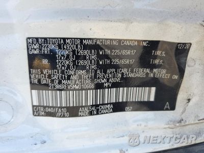 Zdjęcie 14 z 16 samochodu: 2021 TOYOTA RAV4 XLE VIN:2T3R6RFV5MW010666 - miniatura