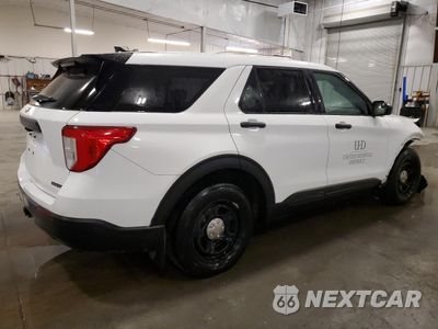 Trzecie zdjęcie samochodu z tyłu: 2020 FORD EXPLORER POLICE INTERCEPTOR VIN:1FM5K8AB8LGC51189 - miniatura