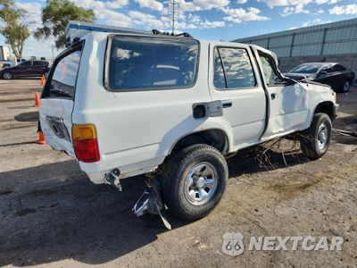 Trzecie zdjęcie samochodu z tyłu: 1990 TOYOTA 4RUNNER RN37 VIN:JT3RN37W8L0001989 - miniatura