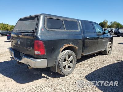 Trzecie zdjęcie samochodu z tyłu: 2012 DODGE RAM 1500 SLT VIN:1C6RD7LT1CS162312 - miniatura