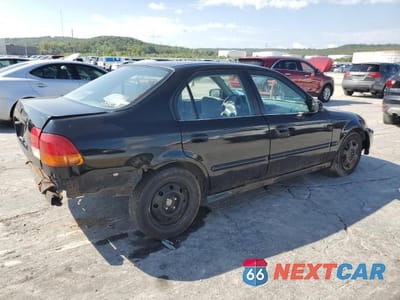 Trzecie zdjęcie samochodu z tyłu: 1997 HONDA CIVIC LX VIN:2HGEJ6678VH536130 - miniatura