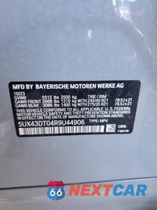 Zdjęcie 14 z 16 samochodu: 2024 BMW X4 M40I VIN:5UX43DT04R9U44906 - miniatura