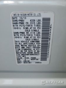 Zdjęcie 13 z 13 samochodu: 2013 NISSAN ROGUE S VIN:JN8AS5MT4DW554827 - miniatura