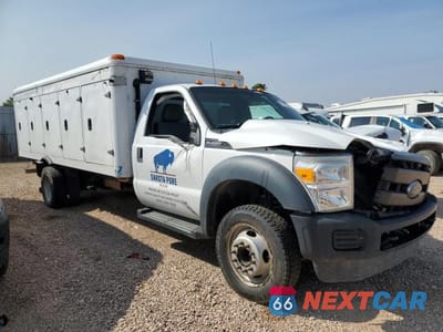 Czwarte zdjęcie samochodu z boku: 2016 FORD F-450 SD - REFRIGERATOR TRUCK *** PRIOR FLEET *** VIN:1FDUF4GY6GEA85129 - miniatura