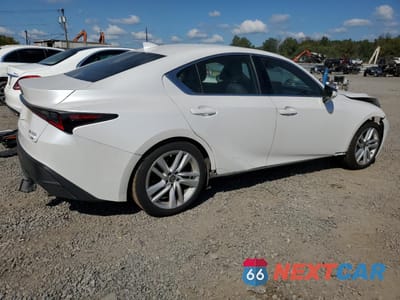 Trzecie zdjęcie samochodu z tyłu: 2021 LEXUS IS 300 VIN:JTHA81F26M5047570 - miniatura