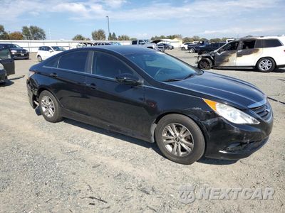 Czwarte zdjęcie samochodu z boku: 2014 HYUNDAI SONATA GLS VIN:5NPEB4AC4EH856587 - miniatura