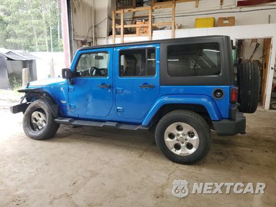 Drugie zdjęcie samochodu z przodu: 2015 JEEP WRANGLER UNLIMITED SAHARA VIN:1C4BJWEG4FL565177 - miniatura