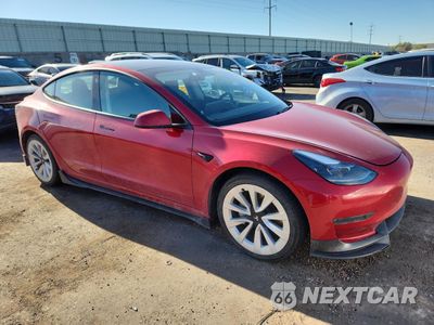Czwarte zdjęcie samochodu z boku: 2021 TESLA MODEL 3 VIN:5YJ3E1EA8MF921914 - miniatura