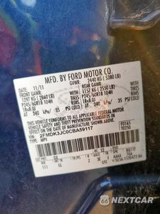 Zdjęcie 13 z 15 samochodu: 2012 FORD EDGE SEL VIN:2FMDK3JC0CBA59117 - miniatura