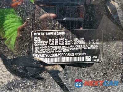 Zdjęcie 13 z 15 samochodu: 2021 BMW X6 M VIN:5YMCY0C09M9E09840 - miniatura