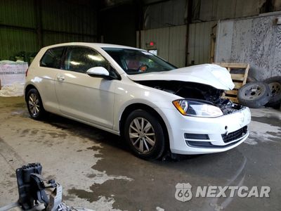Czwarte zdjęcie samochodu z boku: 2016 VOLKSWAGEN GOLF BASE / S VIN:3VW917AU3GM009018 - miniatura