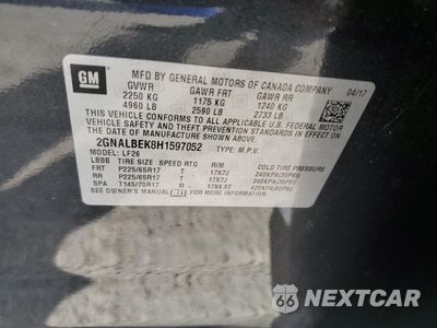 Zdjęcie 14 z 14 samochodu: 2017 CHEVROLET EQUINOX LS VIN:2GNALBEK8H1597052 - miniatura