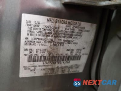 Zdjęcie 13 z 13 samochodu: 2008 FORD TAURUS SEL VIN:1FAHP24W18G145260 - miniatura