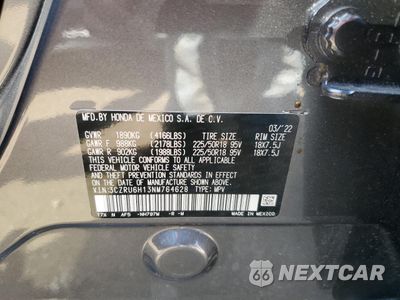 Zdjęcie 13 z 14 samochodu: 2022 HONDA HR-V SPORT VIN:3CZRU6H13NM764628 - miniatura