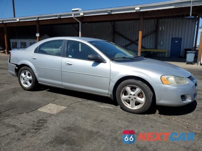 Czwarte zdjęcie samochodu z boku: 2006 DODGE STRATUS SXT VIN:1B3EL46X76N122585 - miniatura