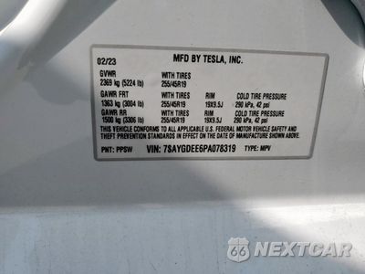 Zdjęcie 13 z 13 samochodu: 2023 TESLA MODEL Y VIN:7SAYGDEE6PA078319 - miniatura