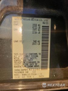Zdjęcie 12 z 12 samochodu: 2015 NISSAN ALTIMA 2.5 VIN:1N4AL3AP8FC473392 - miniatura