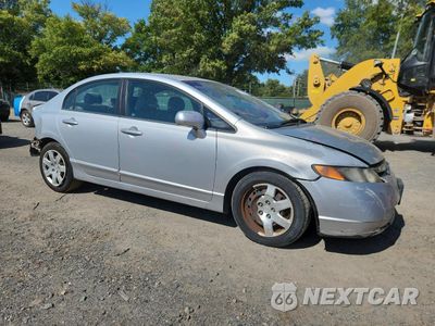 Czwarte zdjęcie samochodu z boku: 2007 HONDA CIVIC LX VIN:1HGFA16597L075662 - miniatura