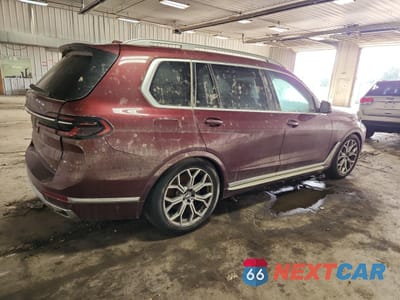 Trzecie zdjęcie samochodu z tyłu: 2024 BMW X7 XDRIVE40I VIN:5UX23EM01R9U59925 - miniatura