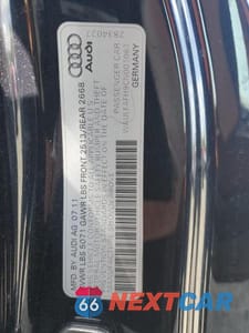 Zdjęcie 12 z 12 samochodu: 2012 AUDI A5 PREMIUM PLUS VIN:WAULFAFH9CN001067 - miniatura
