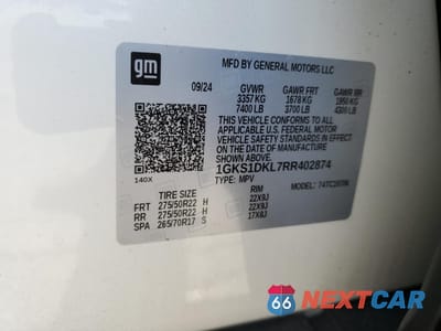 Zdjęcie 14 z 17 samochodu: 2024 GMC YUKON DENALI VIN:1GKS1DKL7RR402874 - miniatura