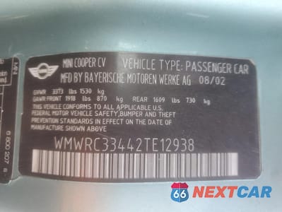 Zdjęcie 12 z 12 samochodu: 2002 MINI COOPER VIN:WMWRC33442TE12938 - miniatura