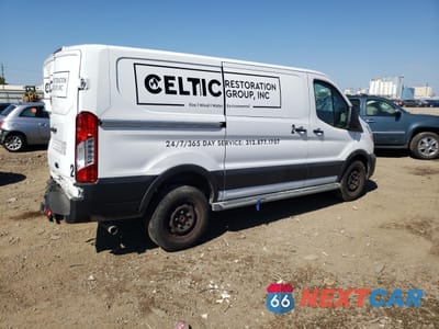 Trzecie zdjęcie samochodu z tyłu: 2020 FORD TRANSIT T-250 VIN:1FTBR1Y88LKA71342 - miniatura