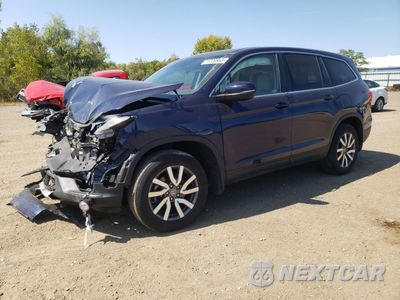 2021 HONDA PILOT EXL 5FNYF6H53MB009710 - główne zdjęcie licytacji z USA - miniatura
