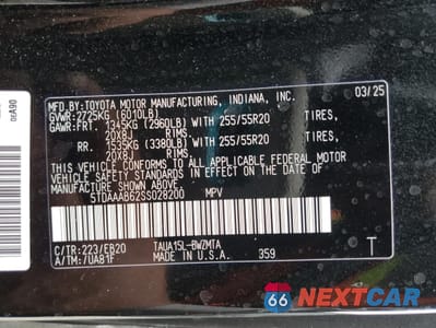 Zdjęcie 13 z 13 samochodu: 2025 LEXUS TX 350 BASE VIN:5TDAAAB62SS028200 - miniatura