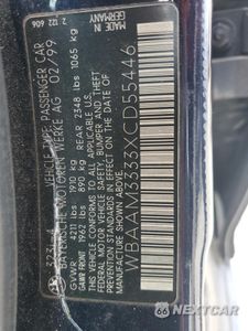 Zdjęcie 12 z 12 samochodu: 1999 BMW 323 I VIN:WBAAM3333XCD55446 - miniatura