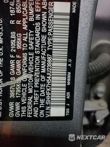 Zdjęcie 12 z 12 samochodu: 2018 HONDA CIVIC EX VIN:SHHFK7H54JU239887 - miniatura
