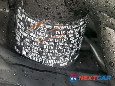 Zdjęcie 9 z 10 samochodu: 2024 KAWASAKI EX650 P VIN:ML5EXEP13RDAB5751 - miniatura