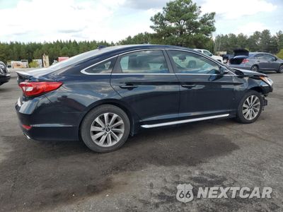 Trzecie zdjęcie samochodu z tyłu: 2017 HYUNDAI SONATA SPORT VIN:5NPE34AF3HH552842 - miniatura